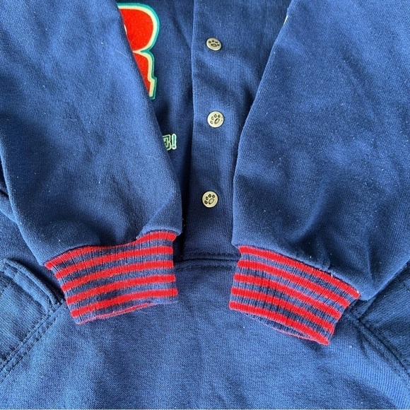 VTG Peanuts Snoopy Daisy Hill Puppies Romper Roughhouse Blue Red 18 Mo USA GUC - Picture 8 of 15